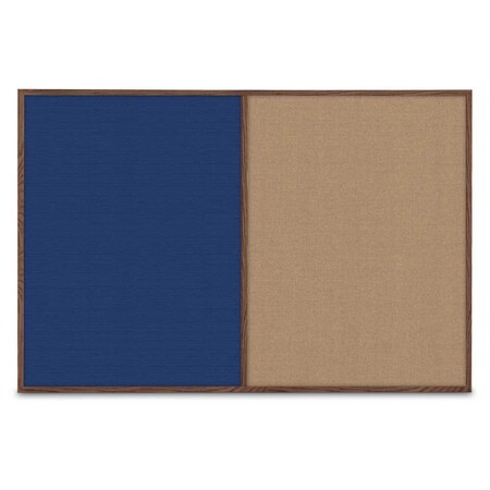 United Visual Products Slim Style Indoor Enclosed Radius Corkbo UVRDS42SB-GOLD-AMETHY